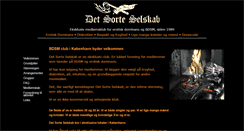Desktop Screenshot of detsorteselskab.dk